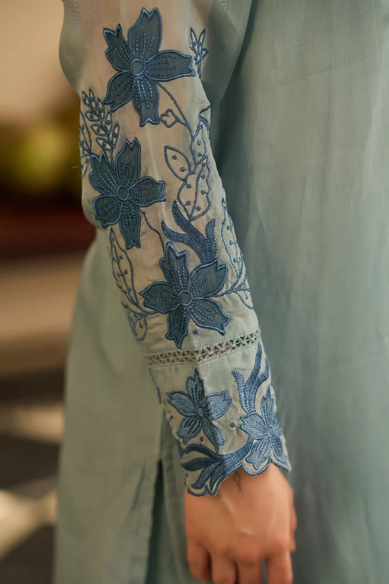 Powder Blue Blossom Suit Set